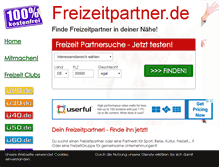 Tablet Screenshot of freizeitpartner.de